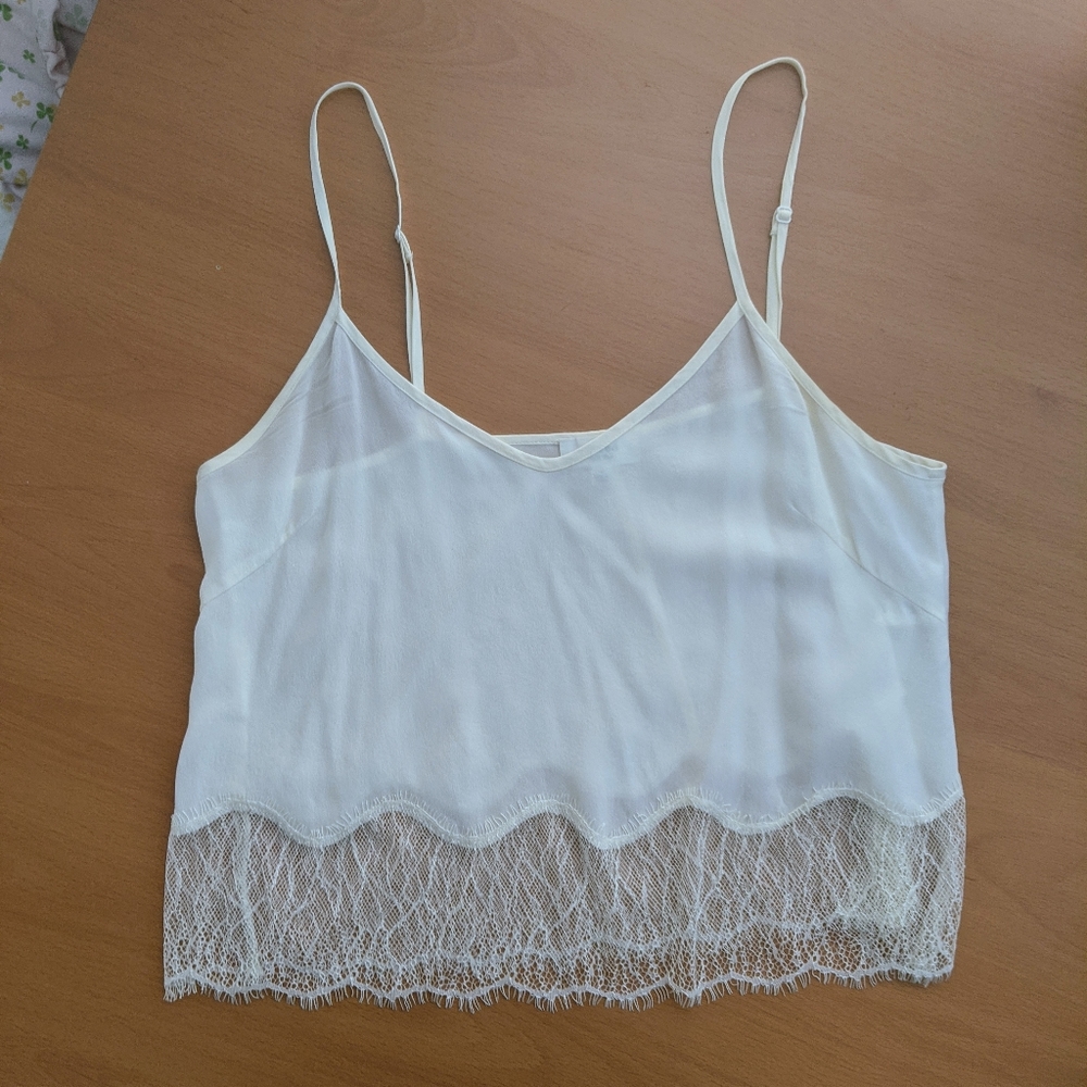Wilfred Chimere Silk Lace Camisole